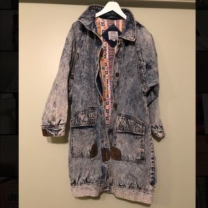90s Vintage Long Grunge Jacket